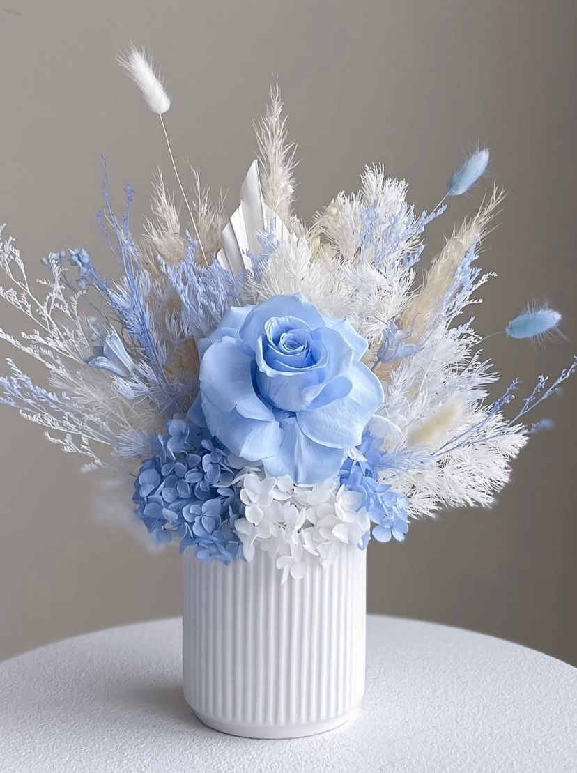 Preserved Flower Vase Arrangement