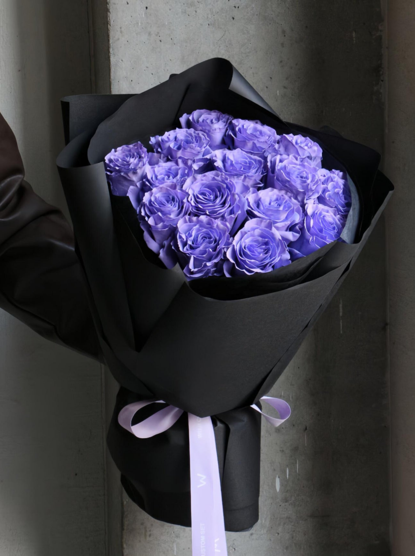 V Day ❤️Ecuador Tinted Rose--Purple