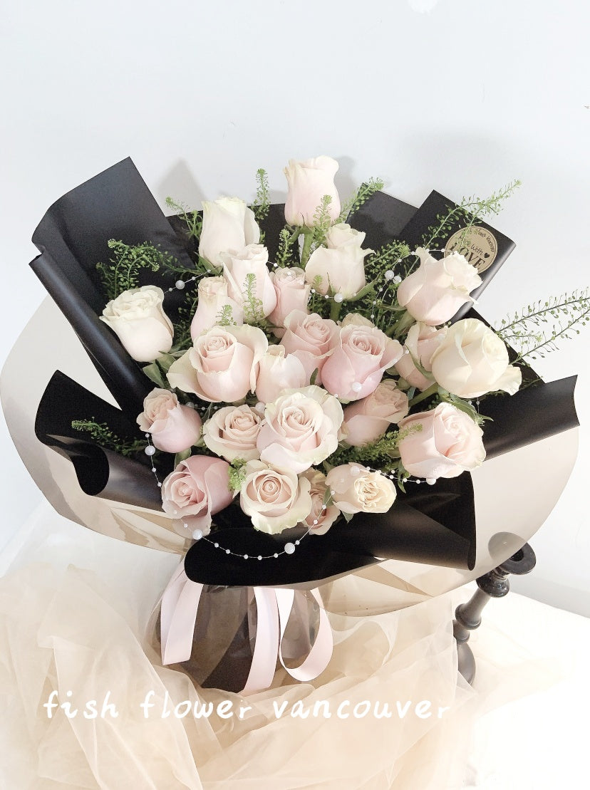 Classic 24 Roses Bouquet--Vancouver&Richmond Flower Delivery