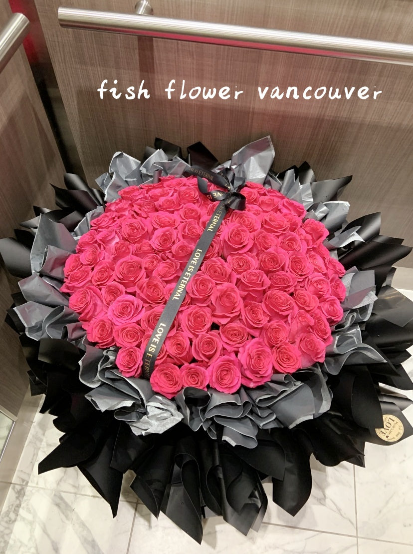 V Day ❤️ Floyd Rose Bouquet (21 to 50 roses)