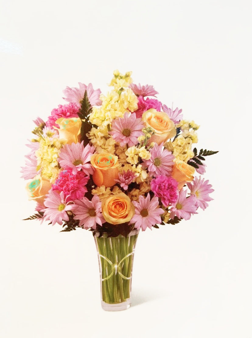 Vase--Golden Serenity