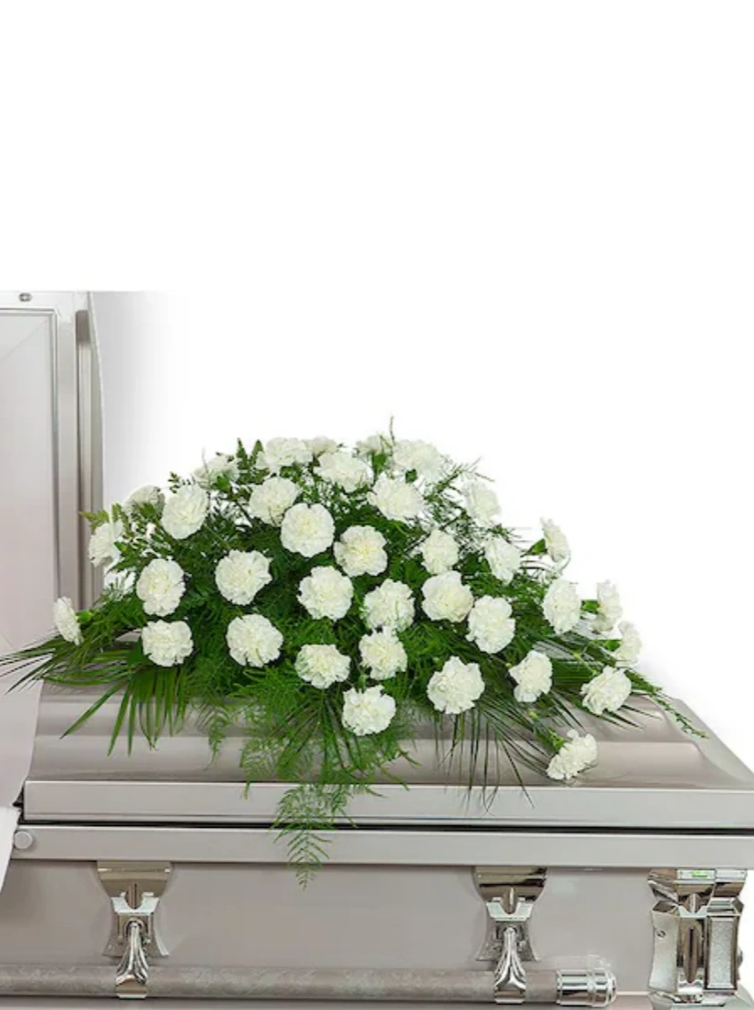 Casket Spray-- White Whisper