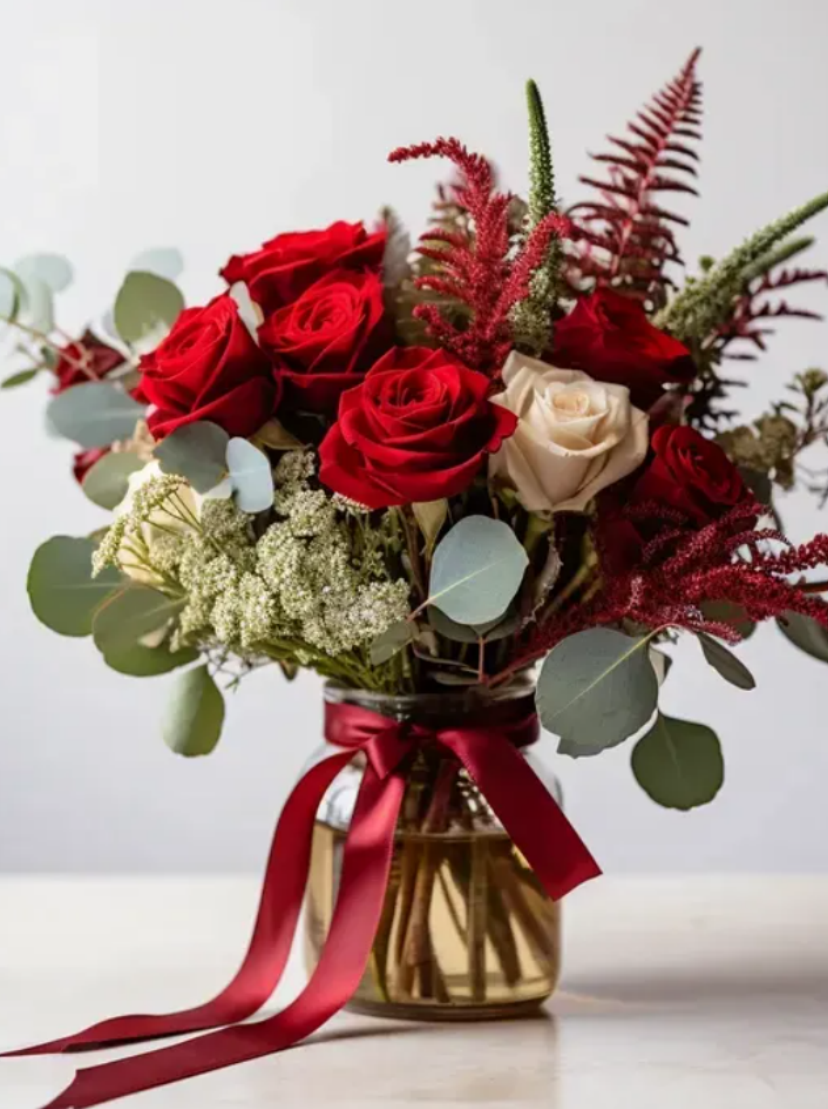 Vase-- Scarlet Grace