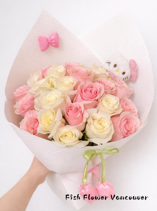 Pink Promise --Hello Kitty Rose Bouquet