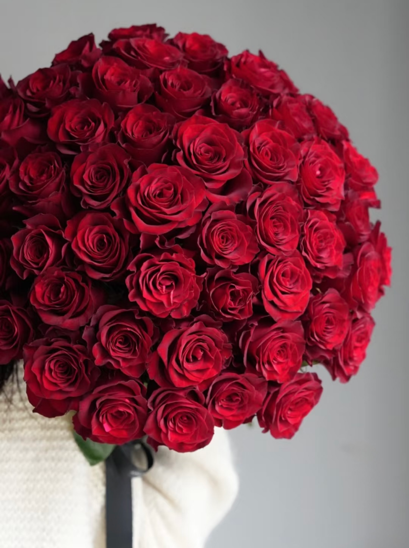 Red Rose Bouquet  (21  to 99 roses)