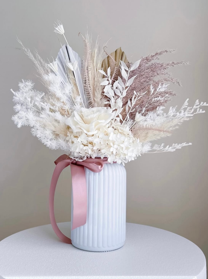 Preserved Flower Vase Arrangement