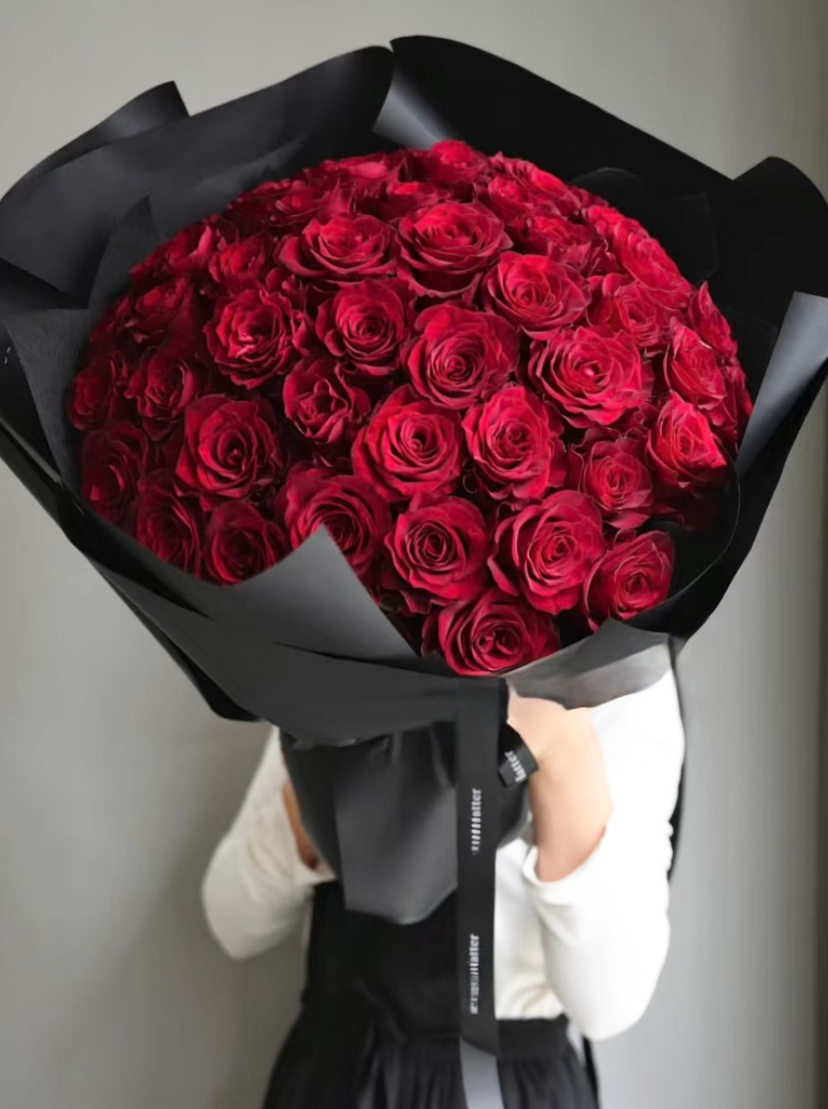 Red Rose Bouquet  (21  to 99 roses)