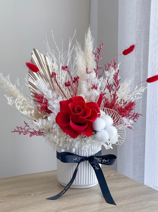 Preserved Flower Vase Arrangement