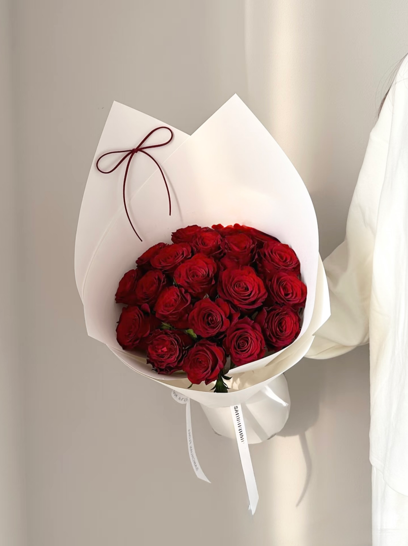 Red Rose Bouquet  (21  to 99 roses)