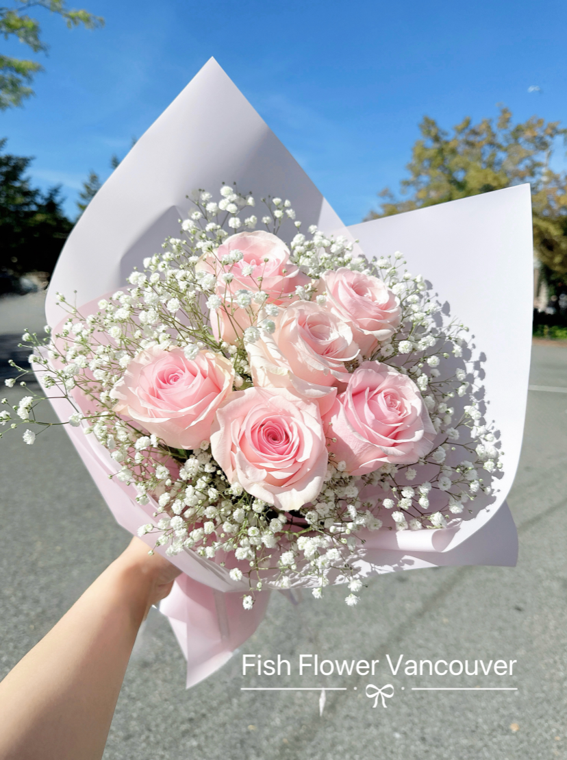 Pink Roses Bouquet