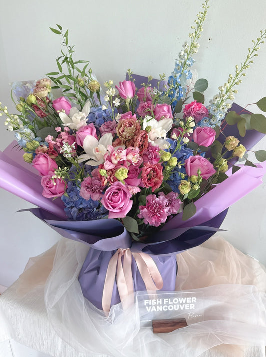 Giant Mixed Bouquet--Daydream Blossoms  Bear Hug Bouquet