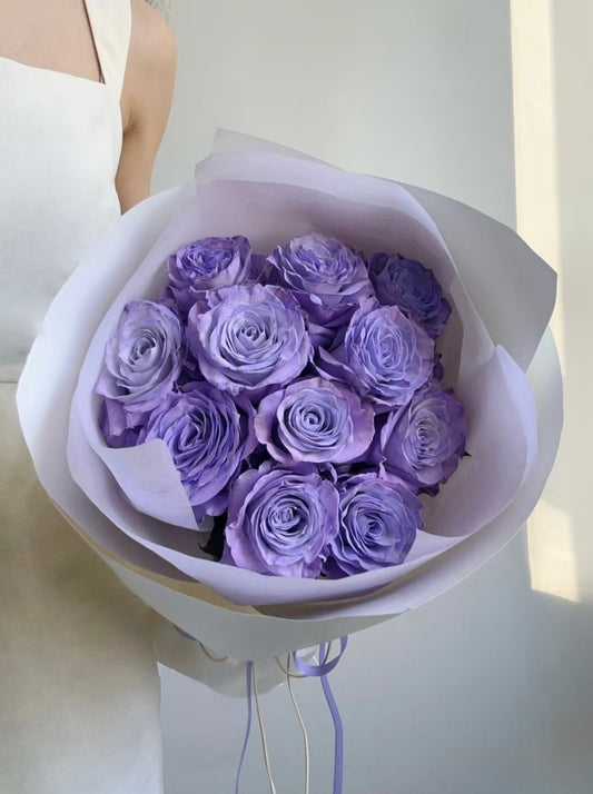 V Day ❤️Ecuador Tinted  Rose--Purple