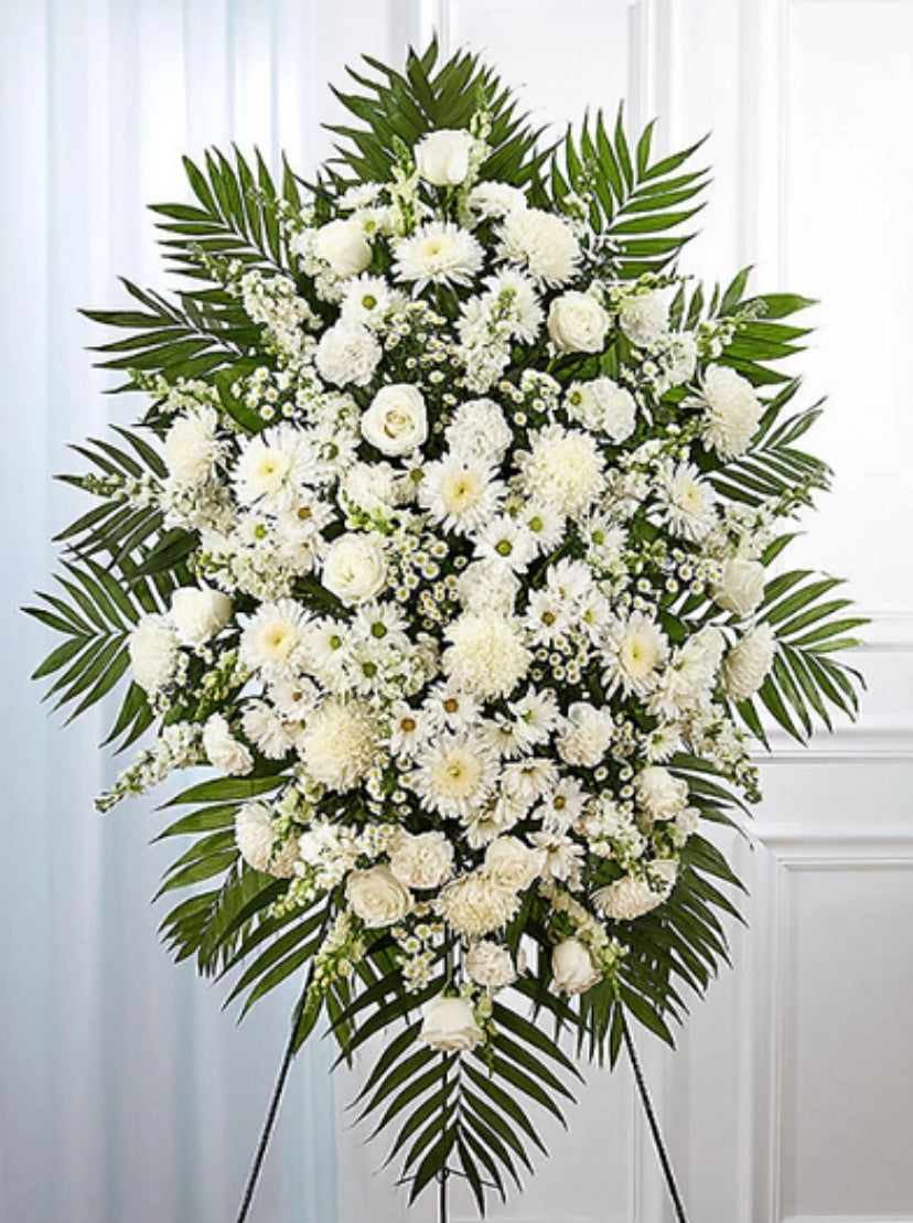 Standing Spray--Serene White